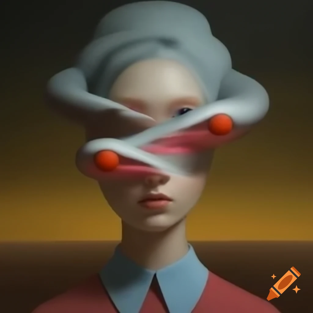 Surrealist artwork with dreamlike elements