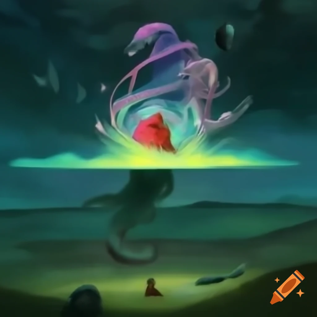 Surrealist artwork featuring fantastical elements