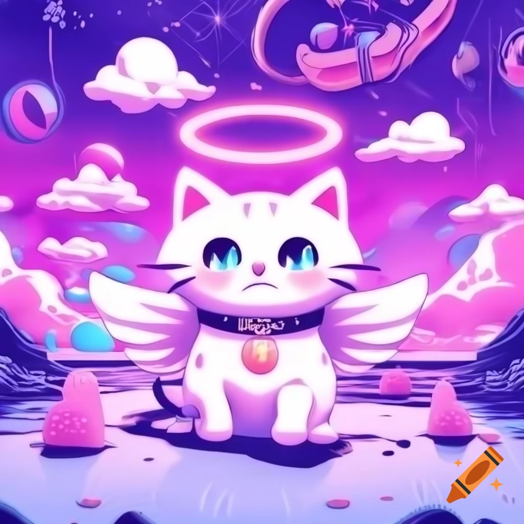 Cyberpunk kitsune logo on craiyon
