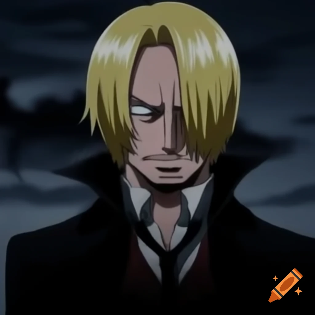 Sanji character reimagined as a vampire