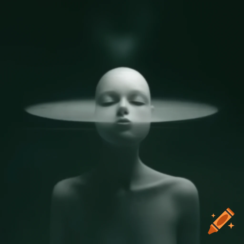 Surrealist monochrome artwork