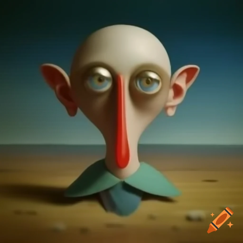 Surrealist artwork with abstract themes