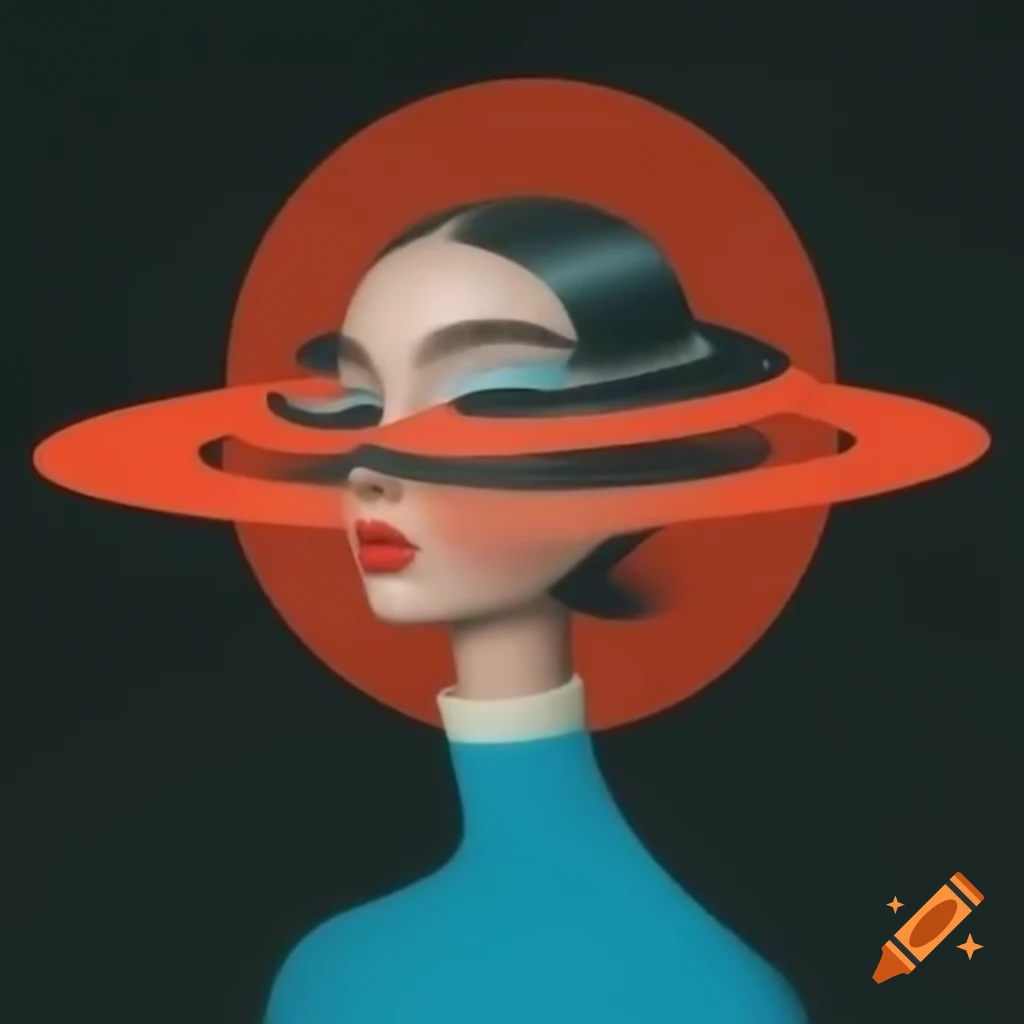 Surrealist artwork with abstract elements