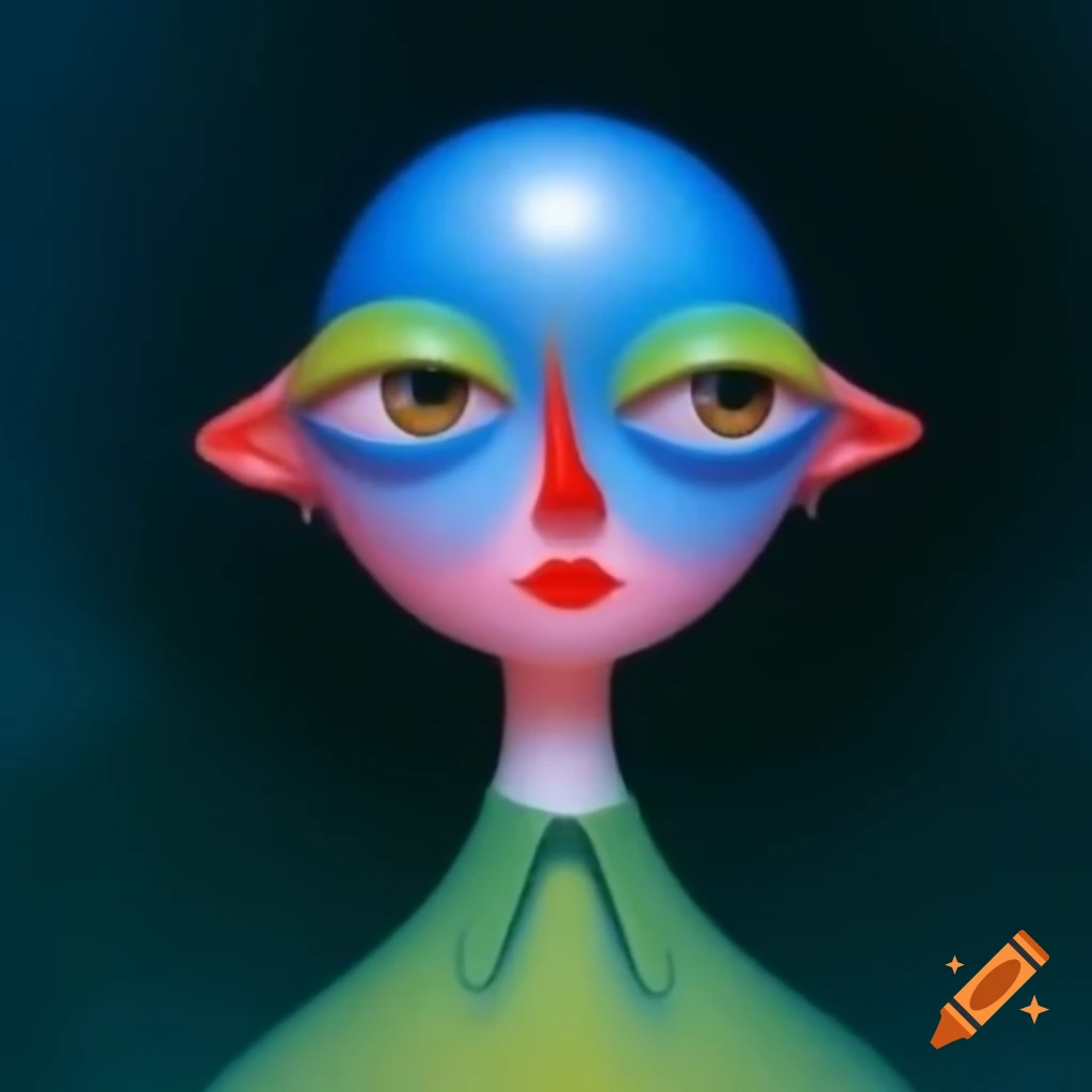 Surrealist artwork featuring dreamlike elements