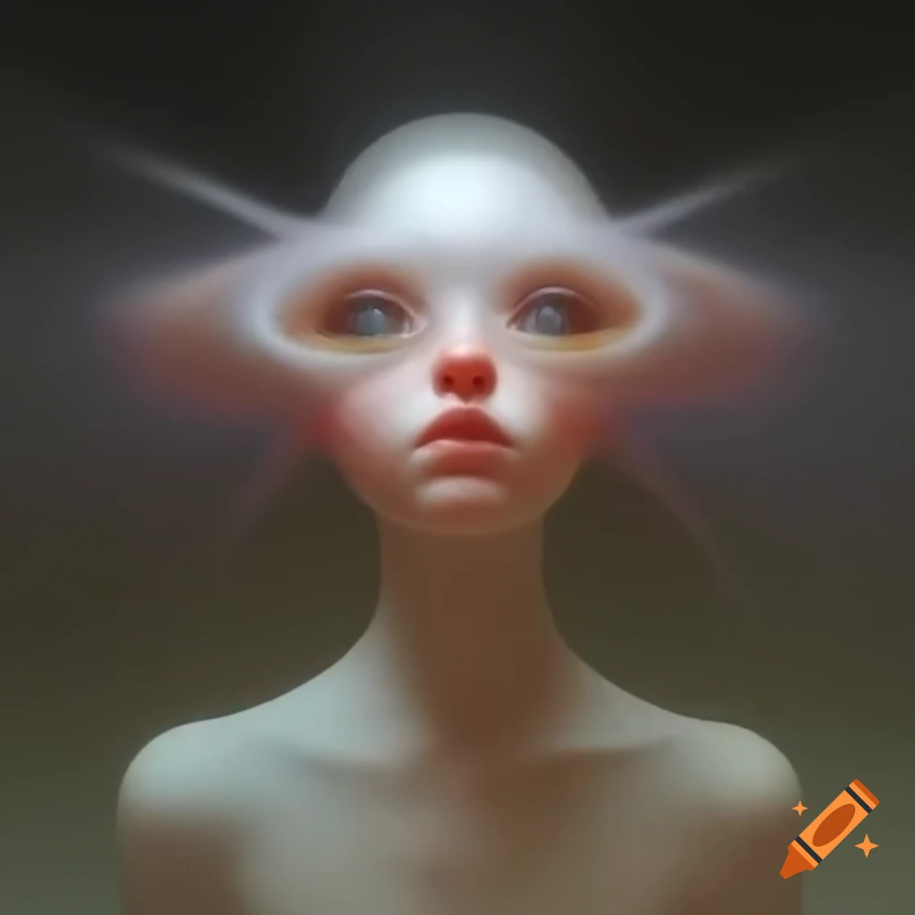 Surrealist art composition