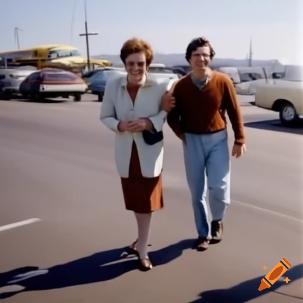 Old color photos from the 1970s of parents from Portland, Oregon