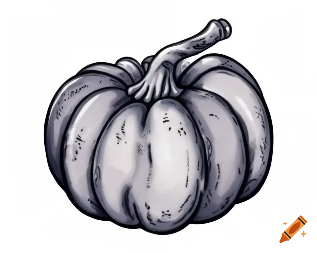 Watercolor Halloween trick or treat bag in vibrant black and silver