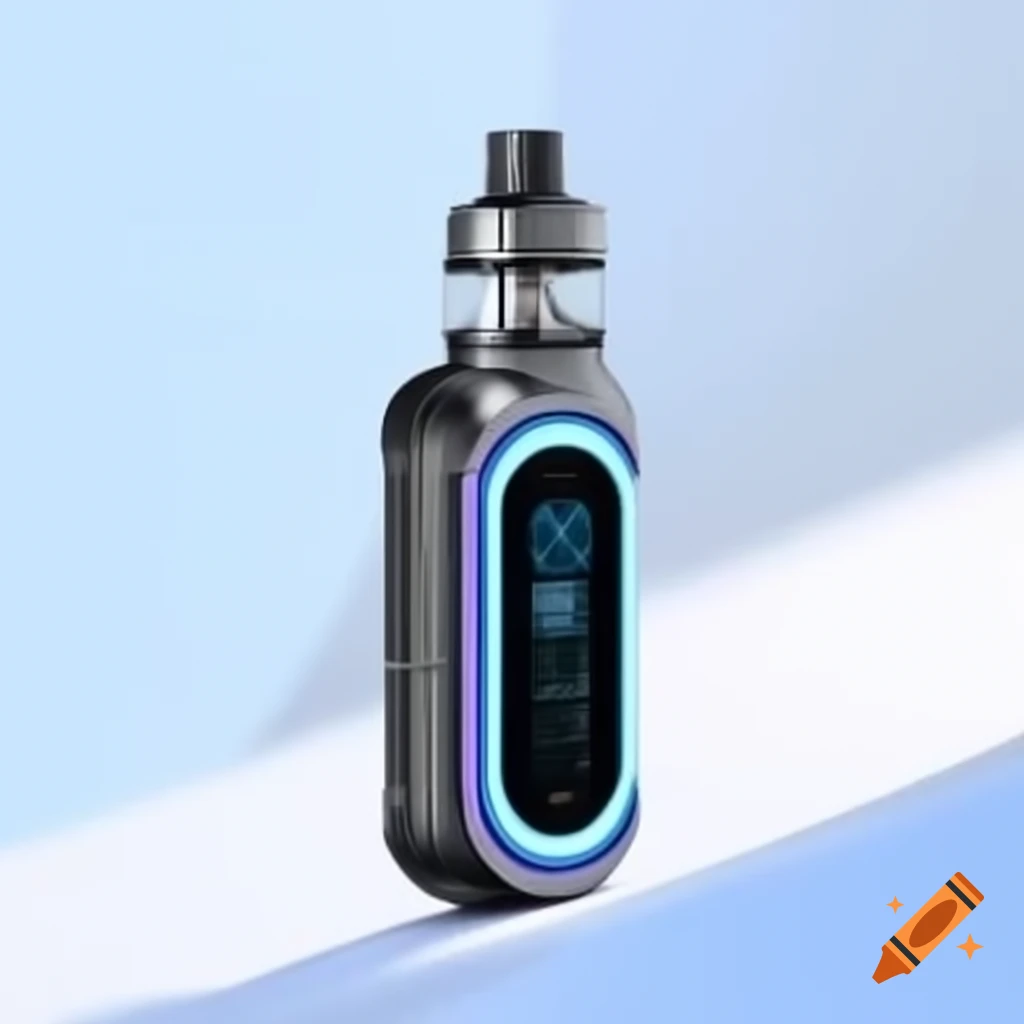 Sleek ultra-modern vape device with minimalist ergonomic design