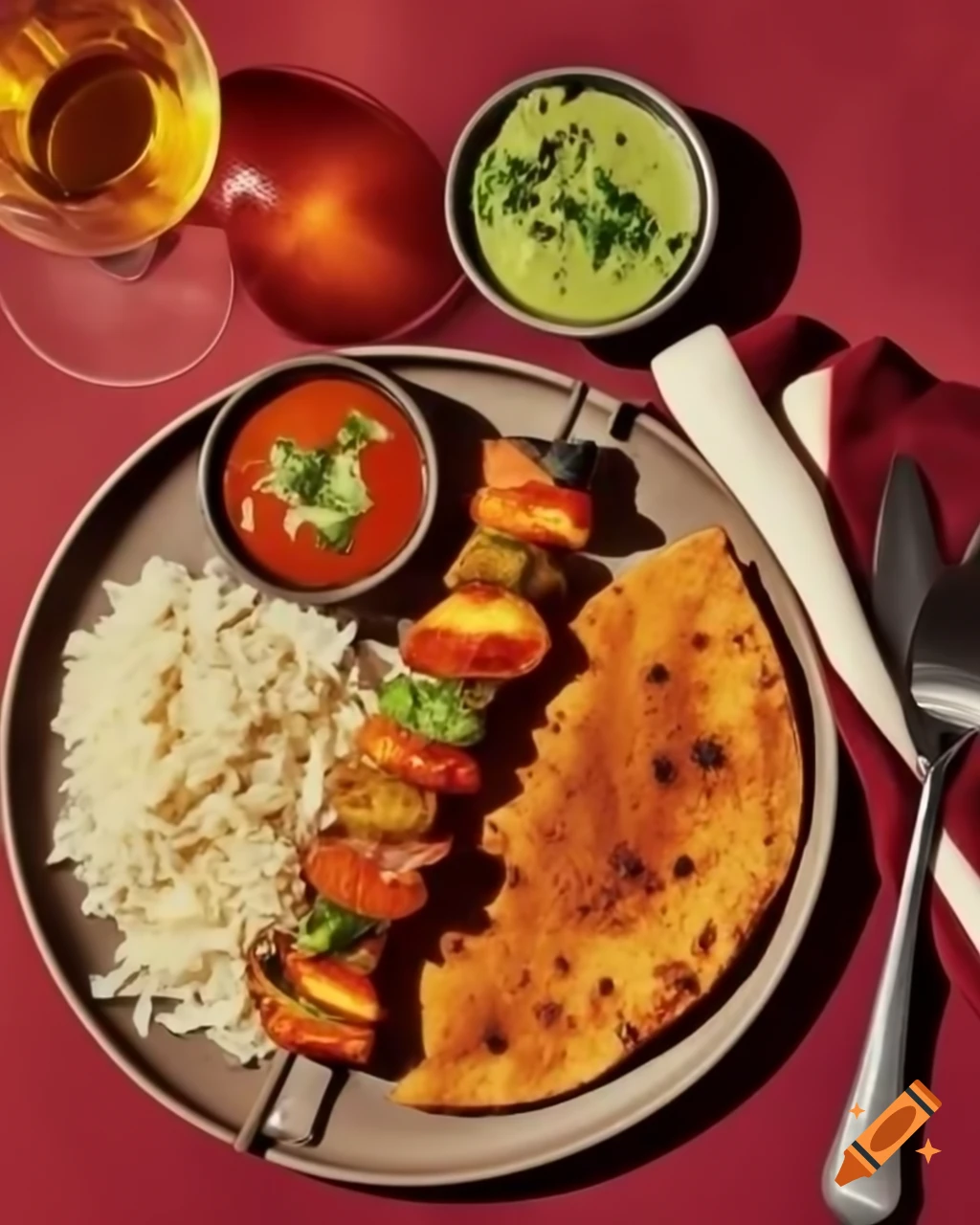 Delicious Paneer Tikka Served On A Plate On Craiyon delicious-paneer-tikka-served-on-a-plate-on-craiyon