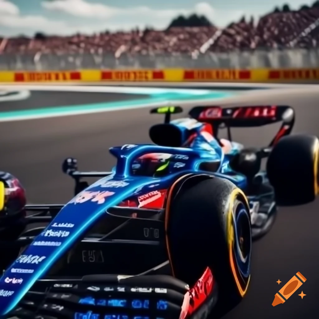 Alpine F1 2024 race car