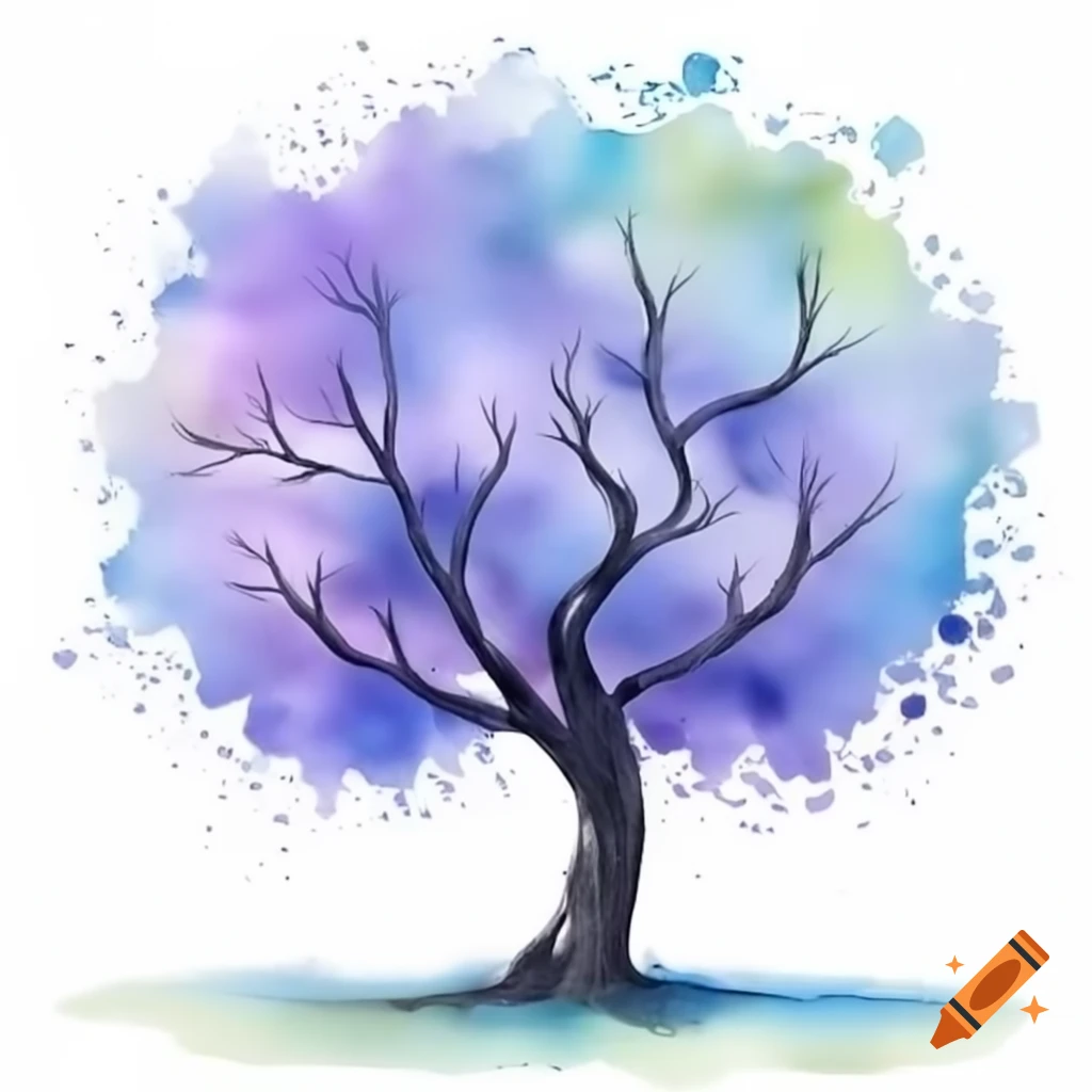 A tree representing the four seasons