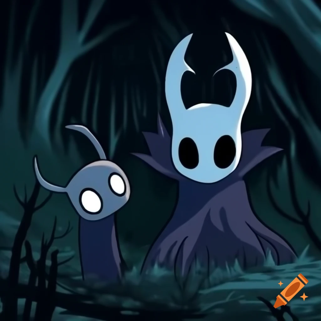 Fusion of Limbo and Hollow Knight main characters