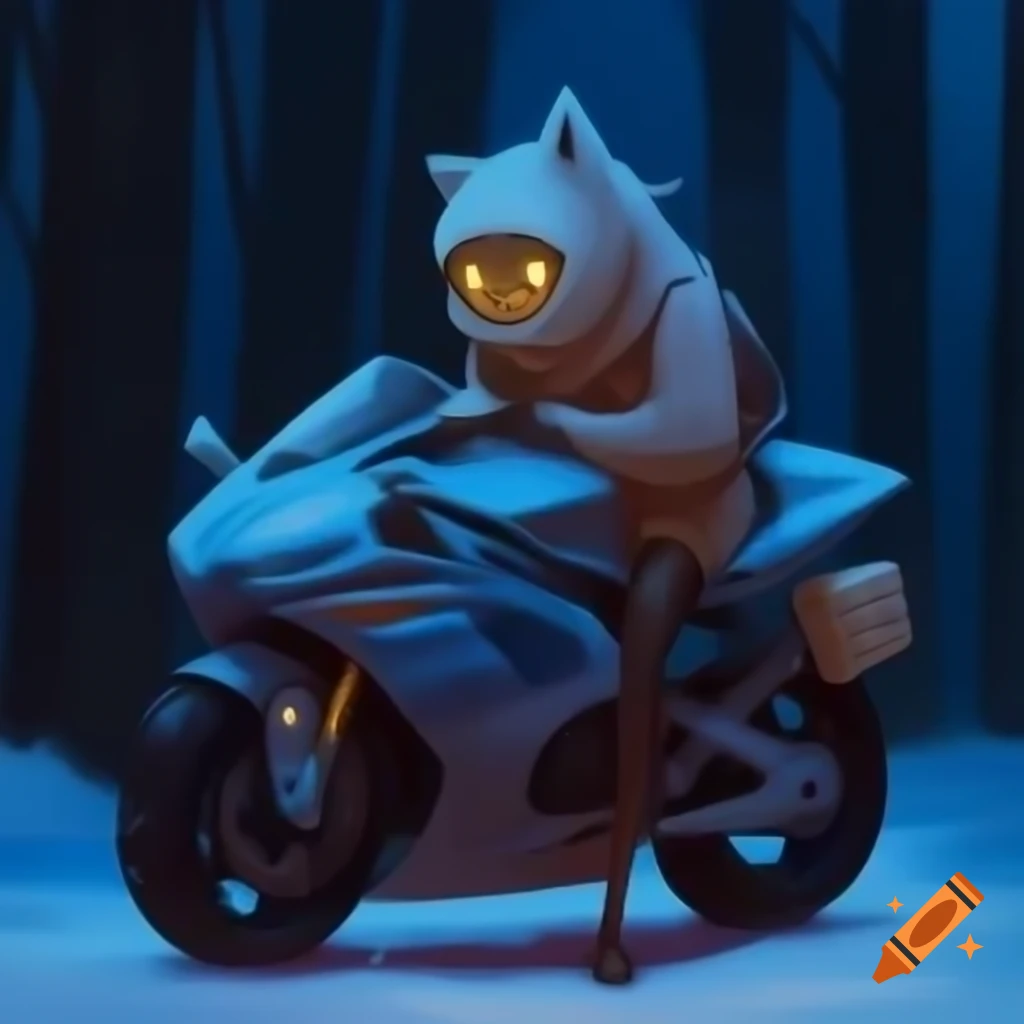 Humanoid sushi creature that loves wolves, music, and moto racing