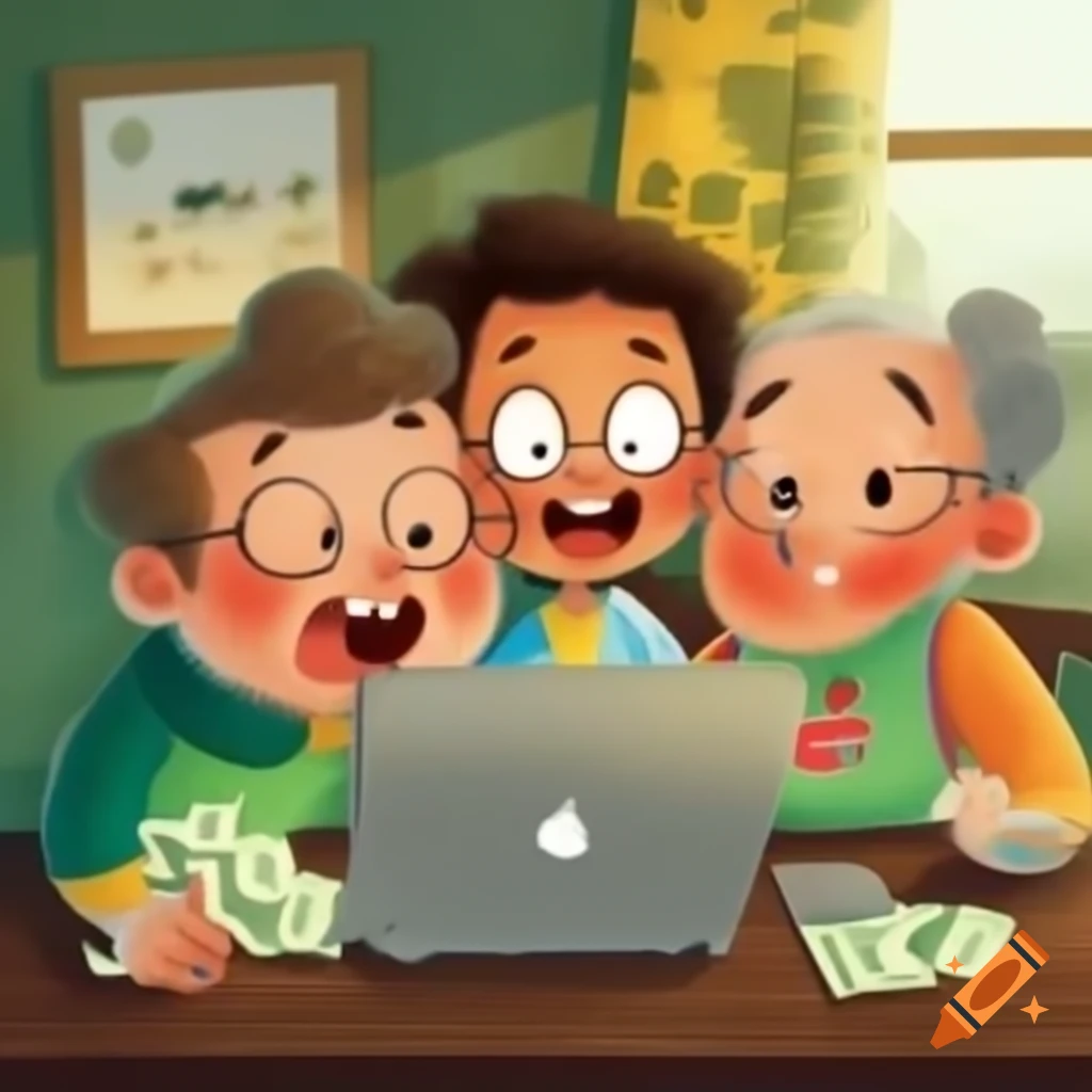 Child entrepreneur who financially supports parents by retiring them from work