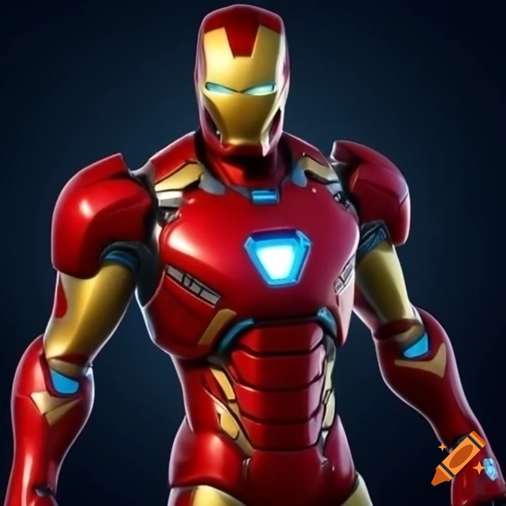 Iron Man character in Fortnite game