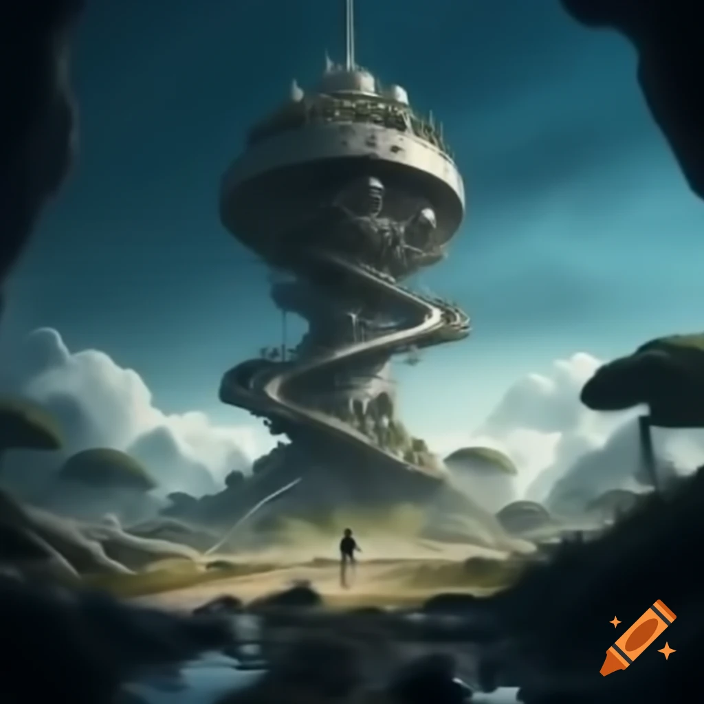 Surreal tower structure