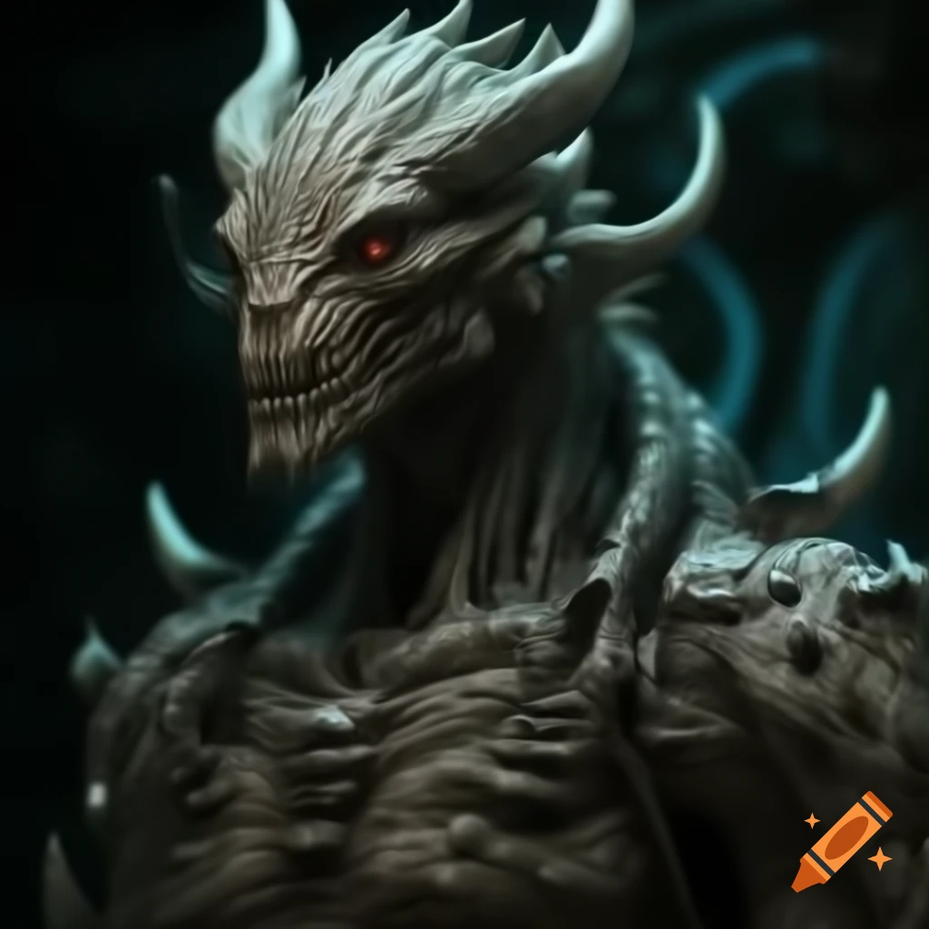 Cyberpunk rendition of a mythical creature