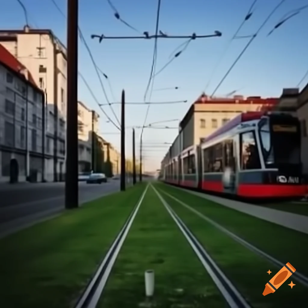 Tram lines diagram in Poznań