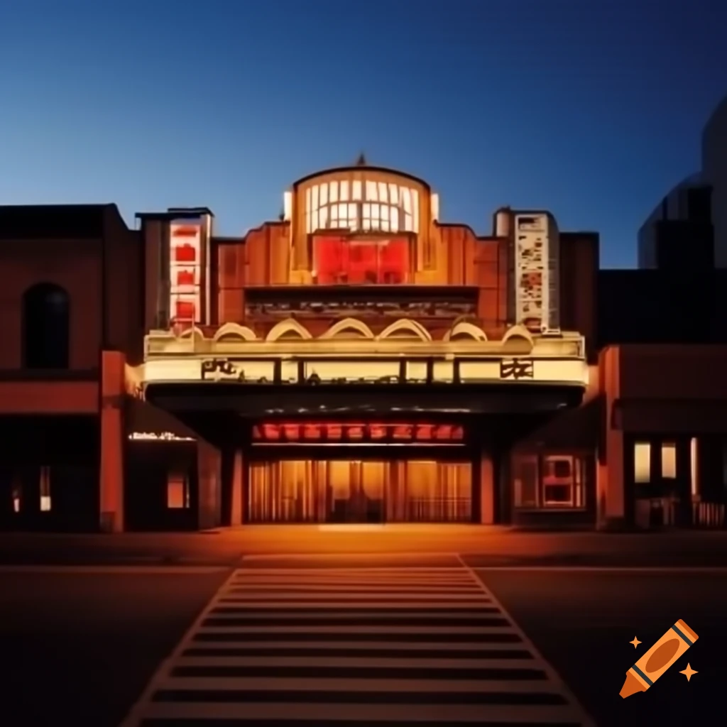 Theatre marquee displaying 'DEWJITSU'