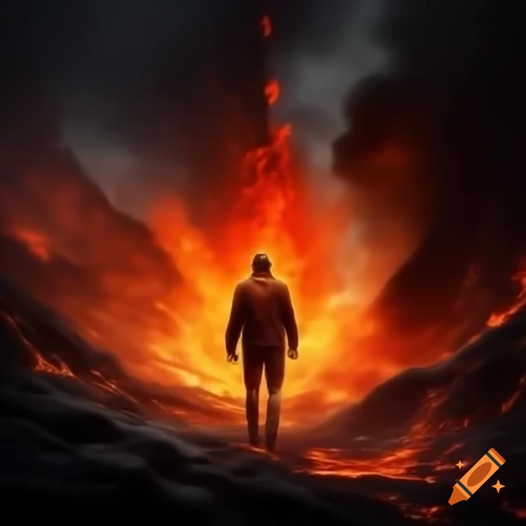 Hombre Magma, a character encompassing fire and magma elements
