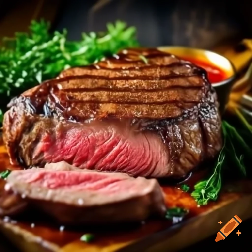 Delicious beef tenderloin steak