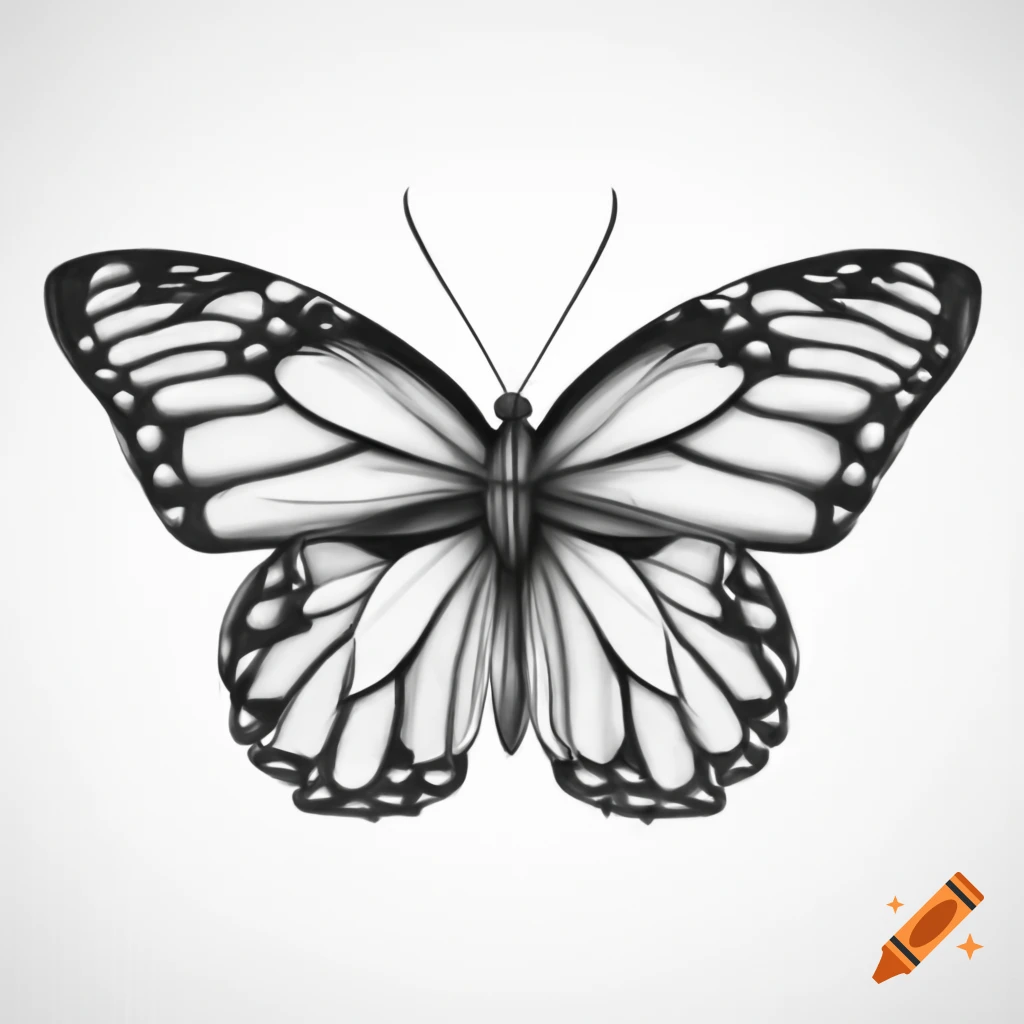 Drawing of a butterfly