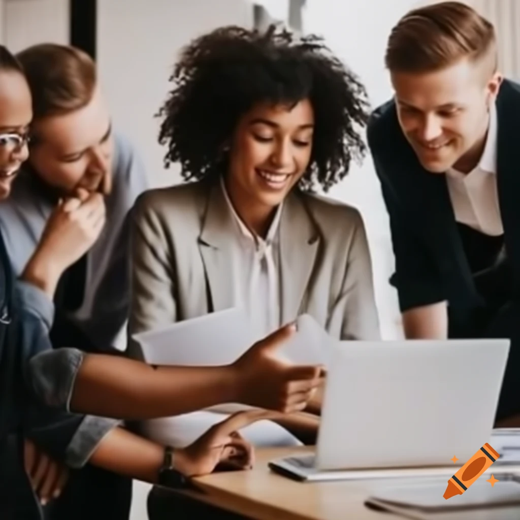 Group Work Involving Apple Vision Pro Technology On Craiyon