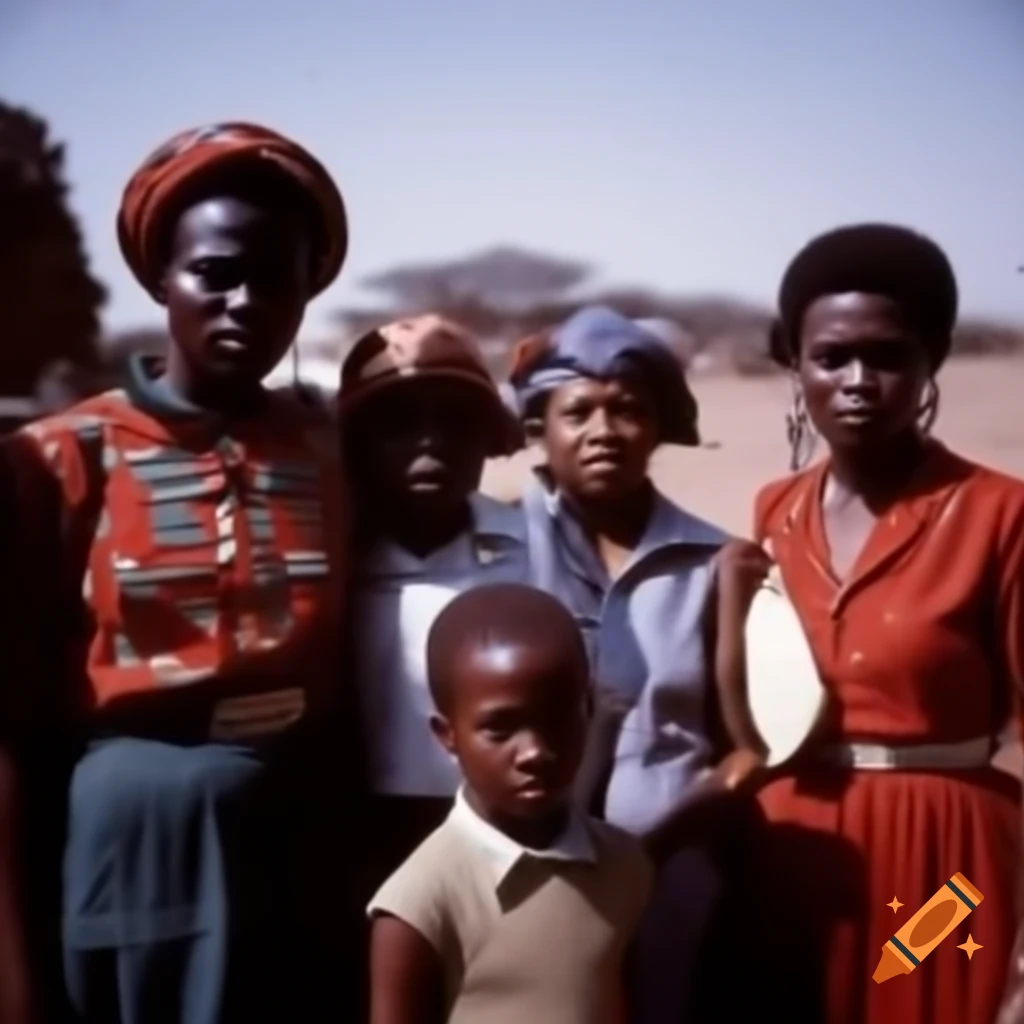Old color photos from the 1970s featuring Jerome Joseph Steven Marshall's parents in Nigeria