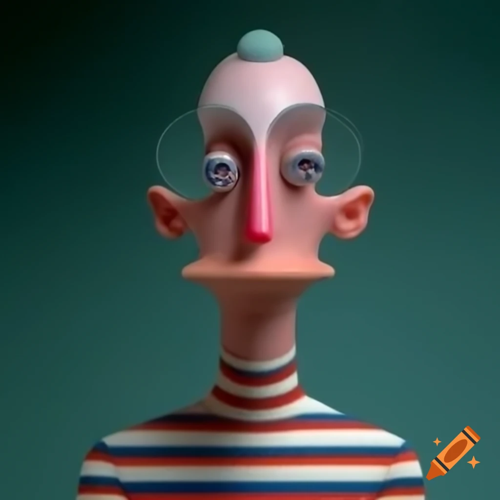 Surrealist artwork with abstract elements