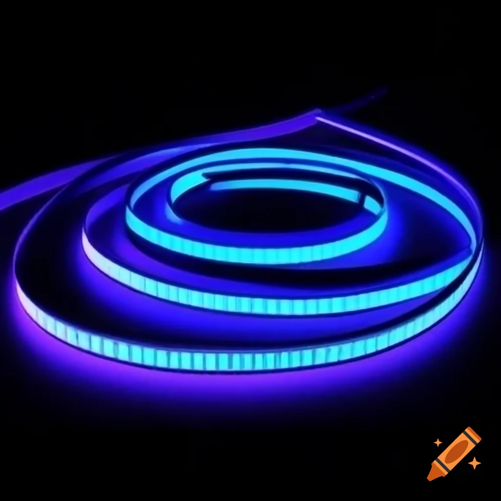 Blue strip LED COB lighting