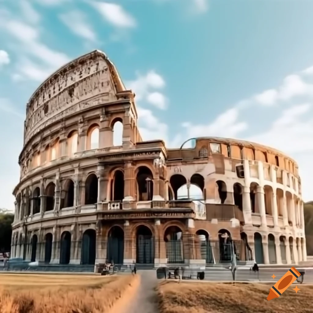 Colosseum, ancient Roman amphitheater in Rome