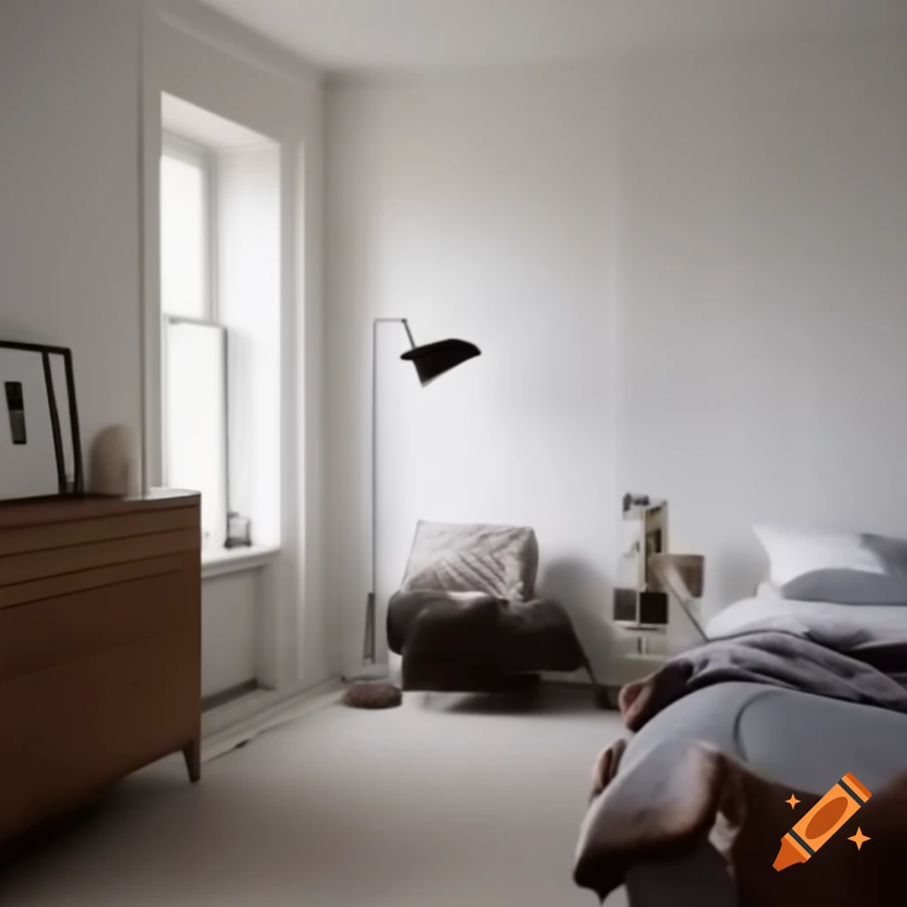 Empty and undecorated bedroom space