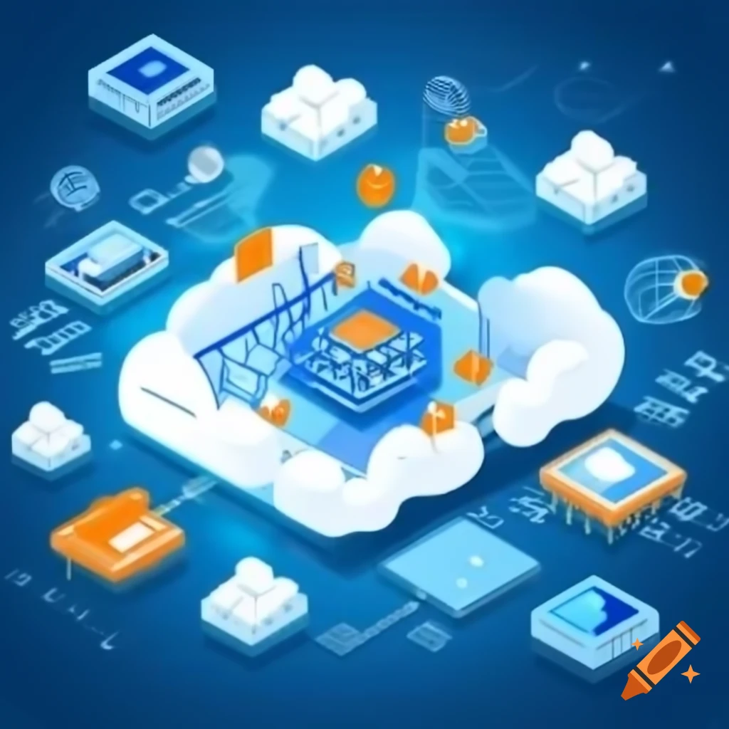 Diagram of cloud infrastructure featuring AWS services like EC2, S3, RDS, and Lambda