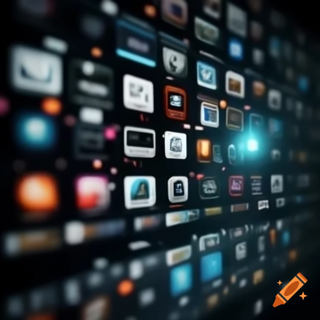 Lifelike AI applications displayed on a computer screen