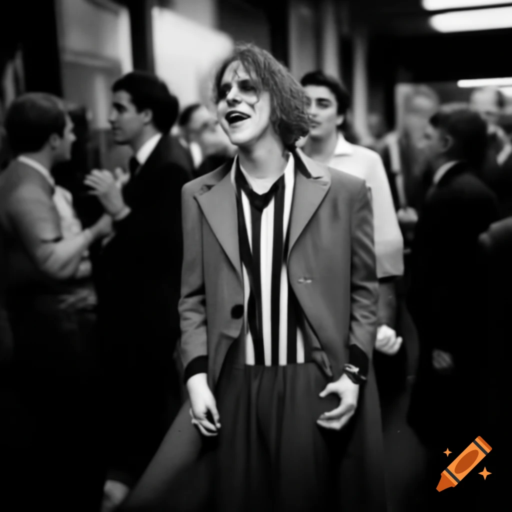 Sebastian Stan resembling Beetlejuice