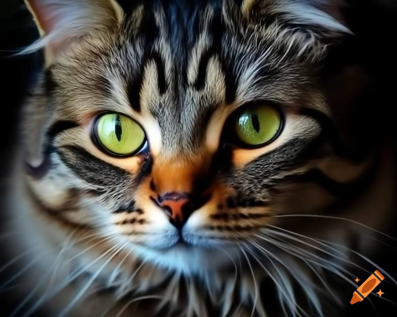 HD image of a cat