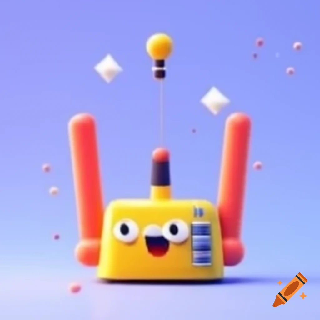 Cartoon representation of a router