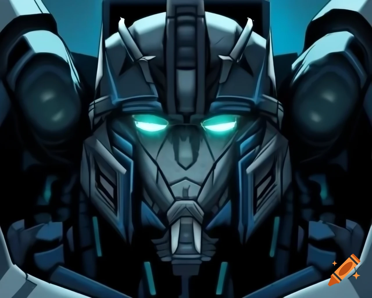 Highly detailed digital art of Sentinel Prime from IDW Transformers comics