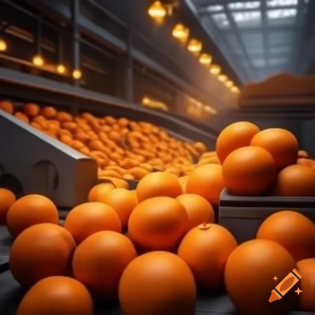 Document for tracking workforce numbers in an orange factory on craiyon