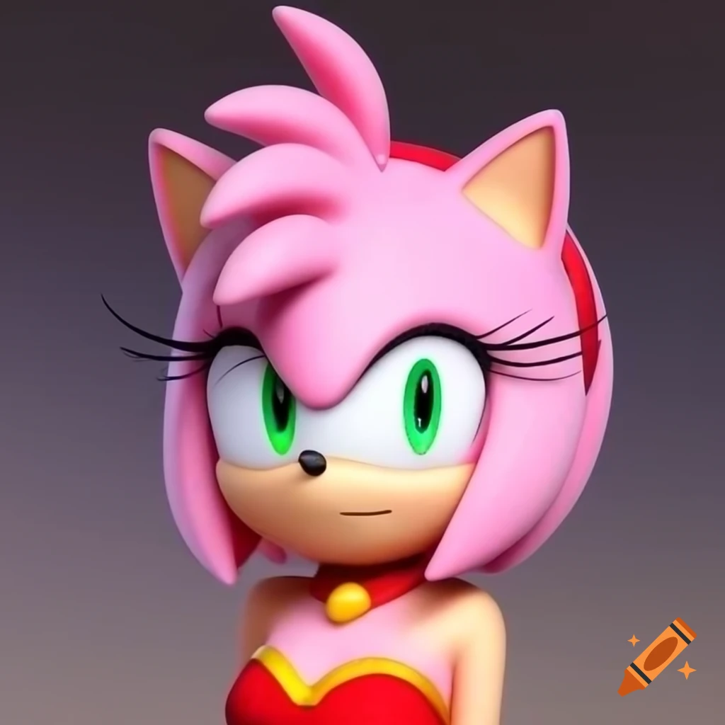 Amy Rose in strapless cocktail dress with feather accessory