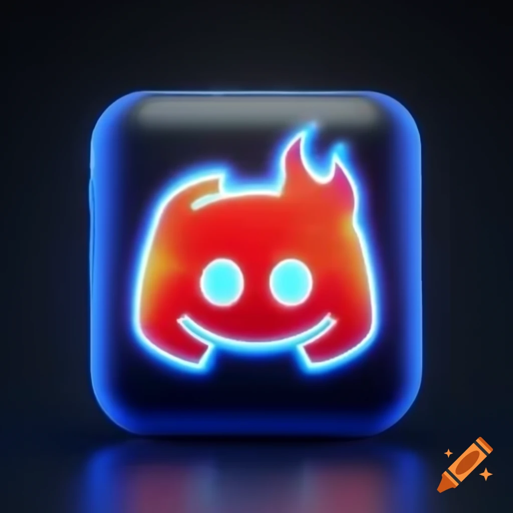 Discord server icon featuring phoenix flame