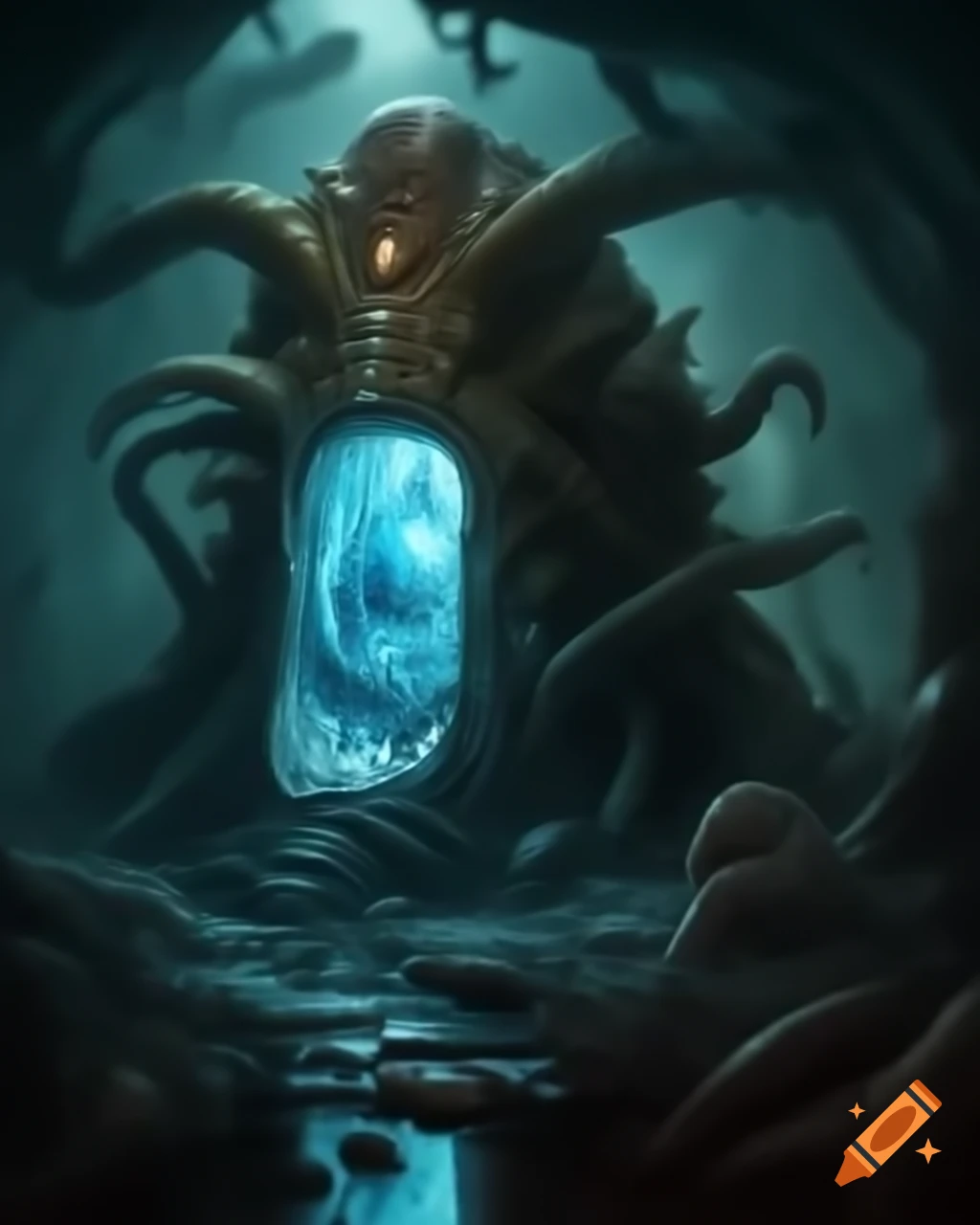 Lovecraftian cryogenic pod design