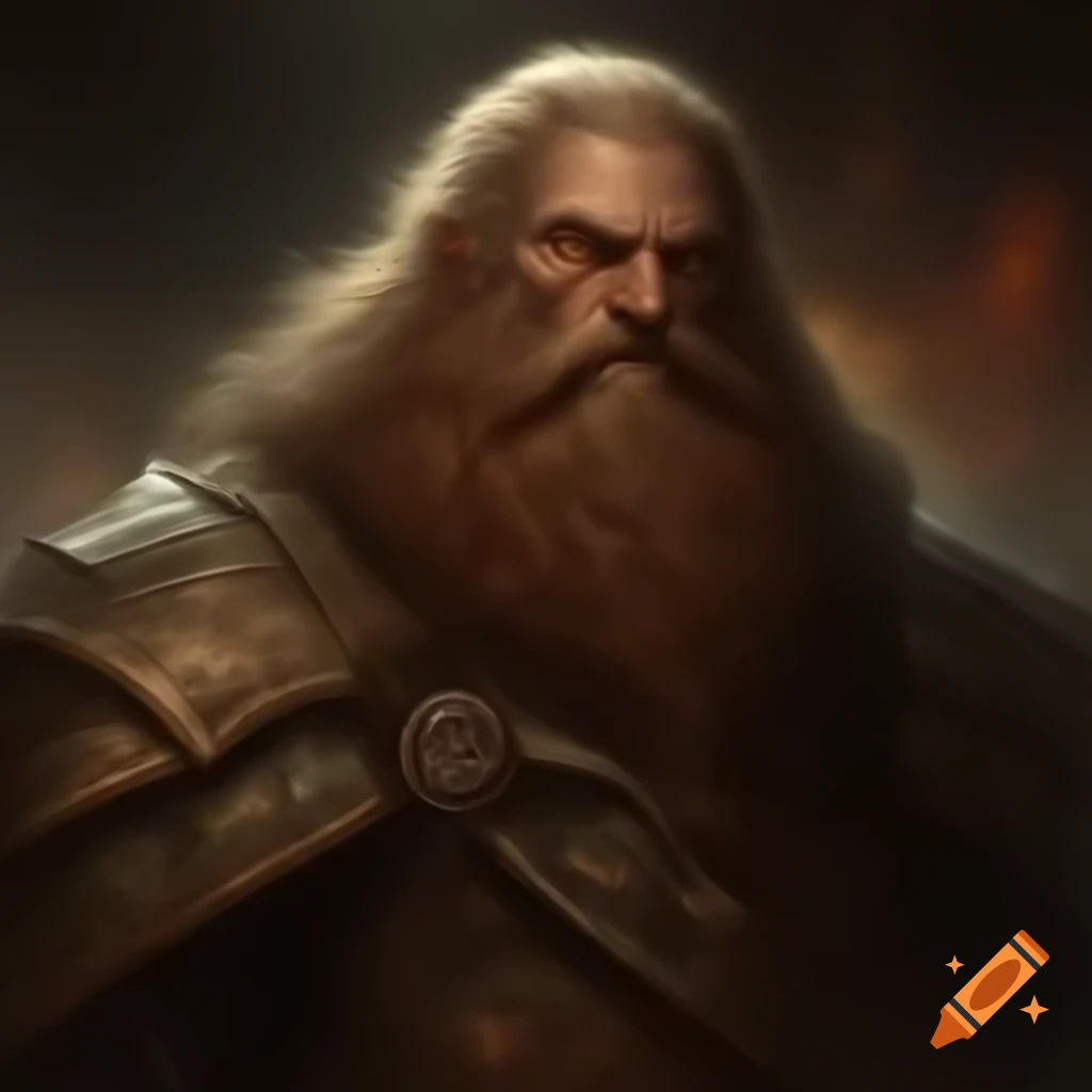 Fantasy D&D portrait of an enraged hill giant