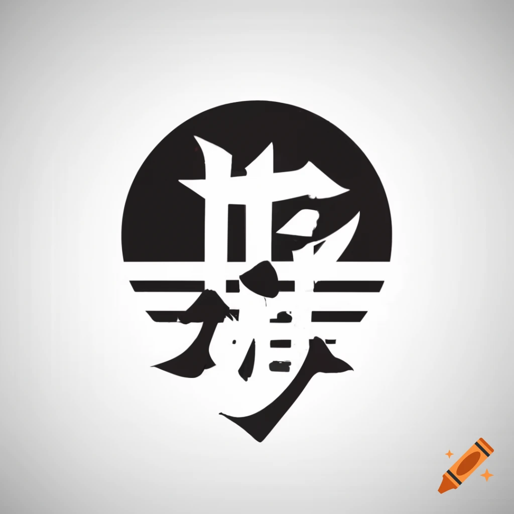 Demon Slayer group logo featuring Japanese word for 'Alliance', minimalistic design