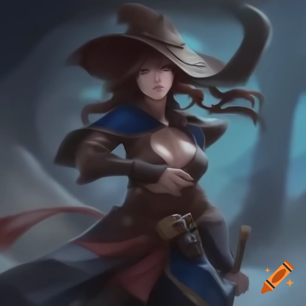 Female fantasy anime adventurer character design