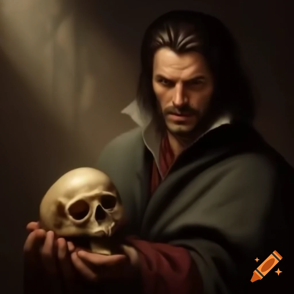 Hamlet holding a skull with text about Metaplastic or Malignant Phyllodes