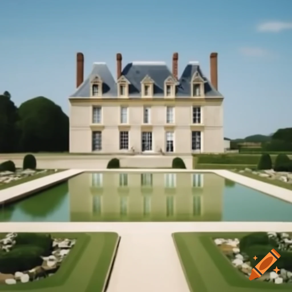 Villa in Normandy illustration