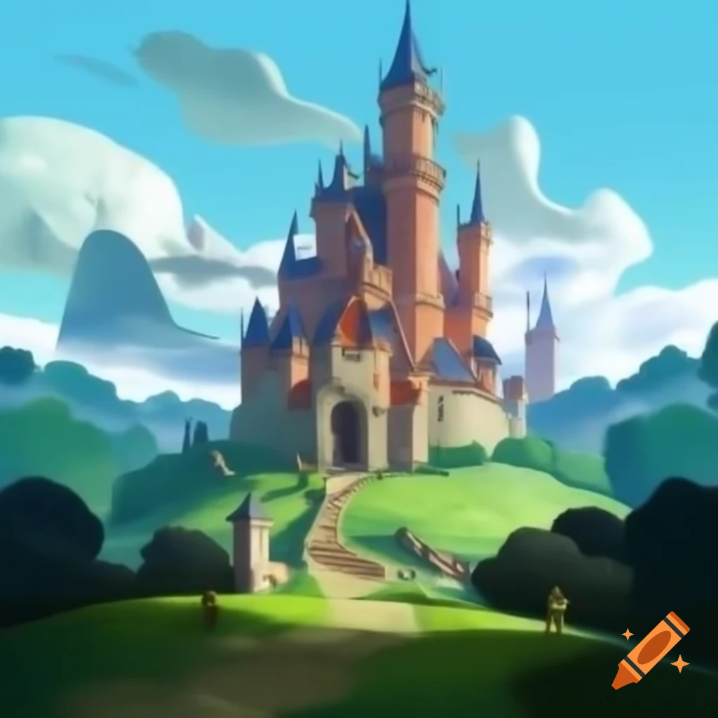 Castle structure with historical architectural features
