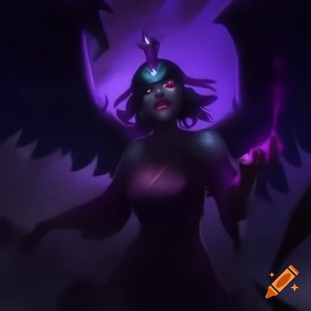 Intense dream realm battle scene with radiant character Aurelia