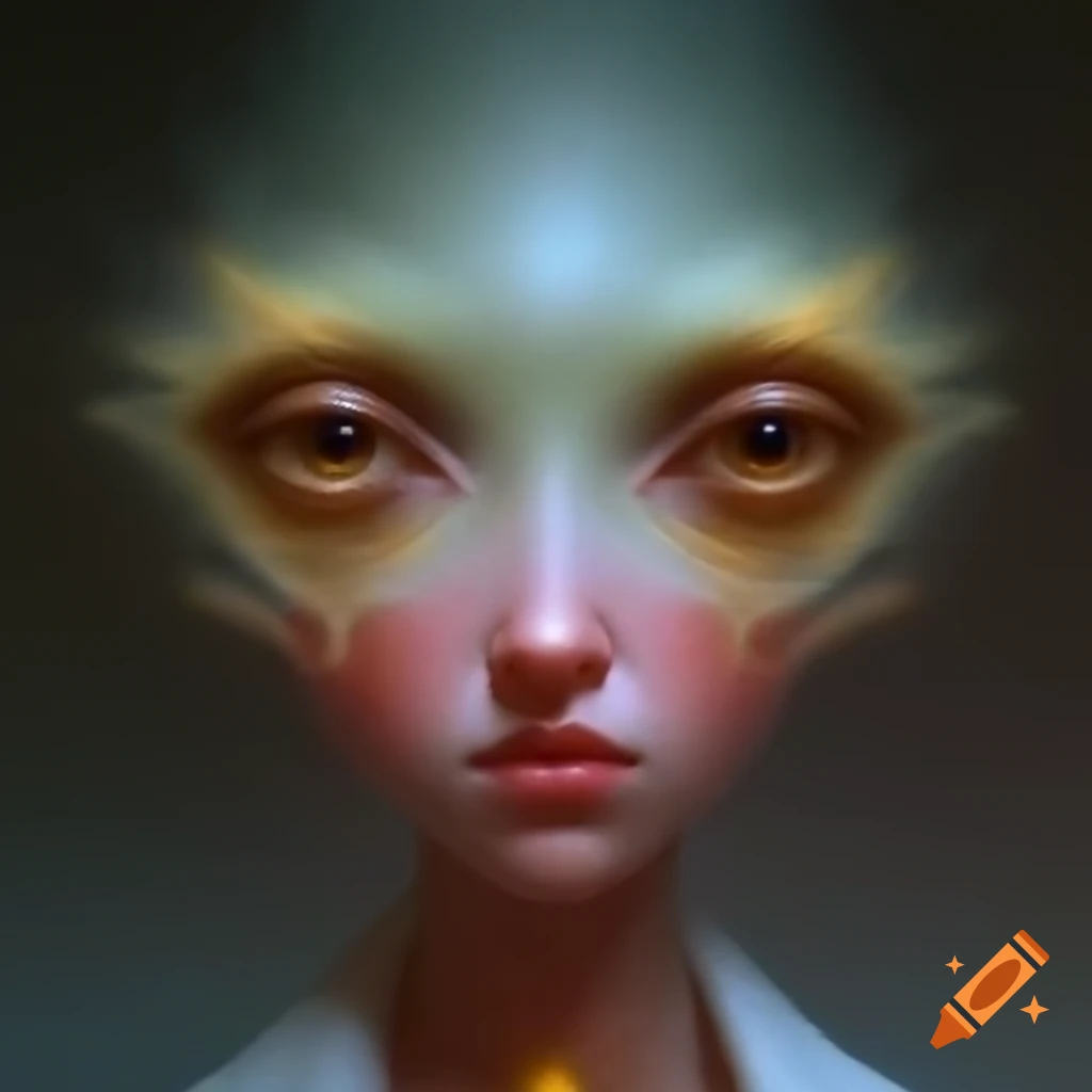 Surrealist art composition